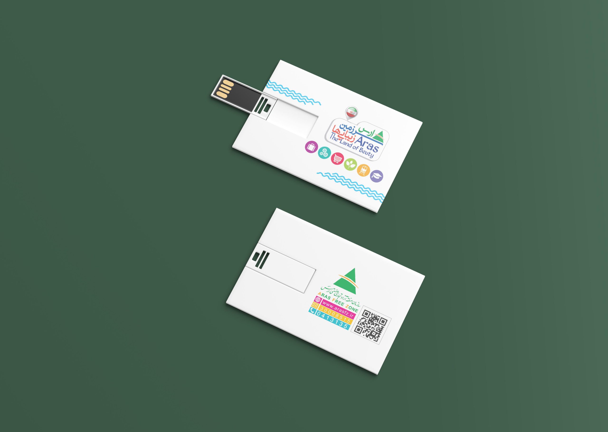 Free USB Flash Drive Branding Mockup